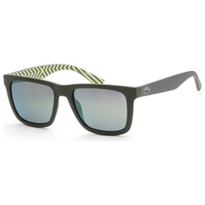 NEW LACOSTE L750S 318 MATTE ARMY GREEN/BLUE AUTHENTIC SUNGLASSES 54-19-140
