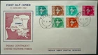 INDIAN U.N FORCES IN CONGO 15 JAN 1962 FIRST DAY COVER W/ F.P.O NO. 771 CDS
