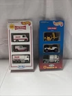 2 VINTAGE HOT WHEELS GIFT PACKS 1994 1996 LITTLE DEBBIE MCKEE 6 CARS TRUCKS NEW