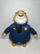 11" DISNEY ZOOTOPIA OFFICER CLAWHAUSER PLUSH Leopard