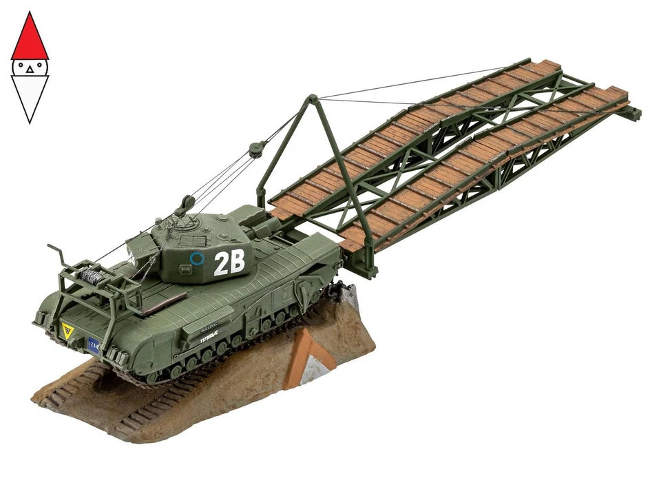 REVELL 1/76 MODEL SET CHURCHILL A.V.R.E. - Immagine 2 di 2