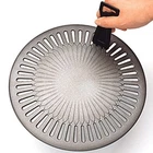 Portable Butane Gas Canister Stove Non-Stick Teflon Coated BBQ Grill Plate Round