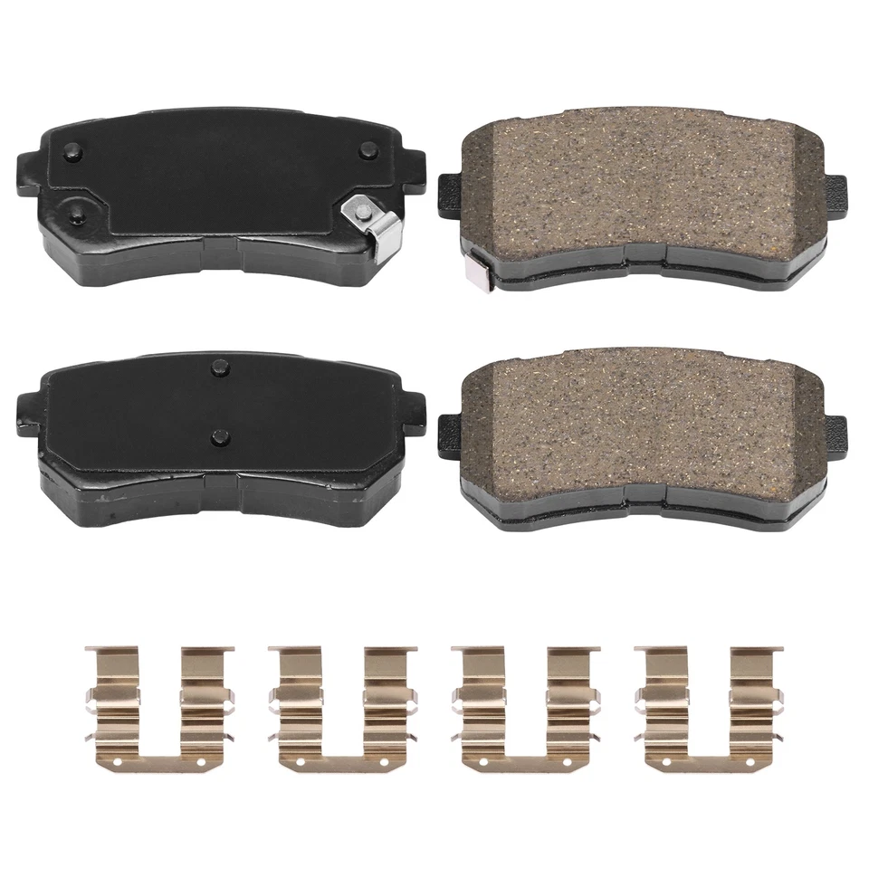 FIT Hyundai Elantra Kia Forte Koup Front and Rear Ceramic Brake Pads w/ Hardware - Image 4 of 4