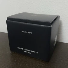Normcore 53.3mm Spring Loaded Espresso Tamper V4.1 Mini Version Black Handle NEW