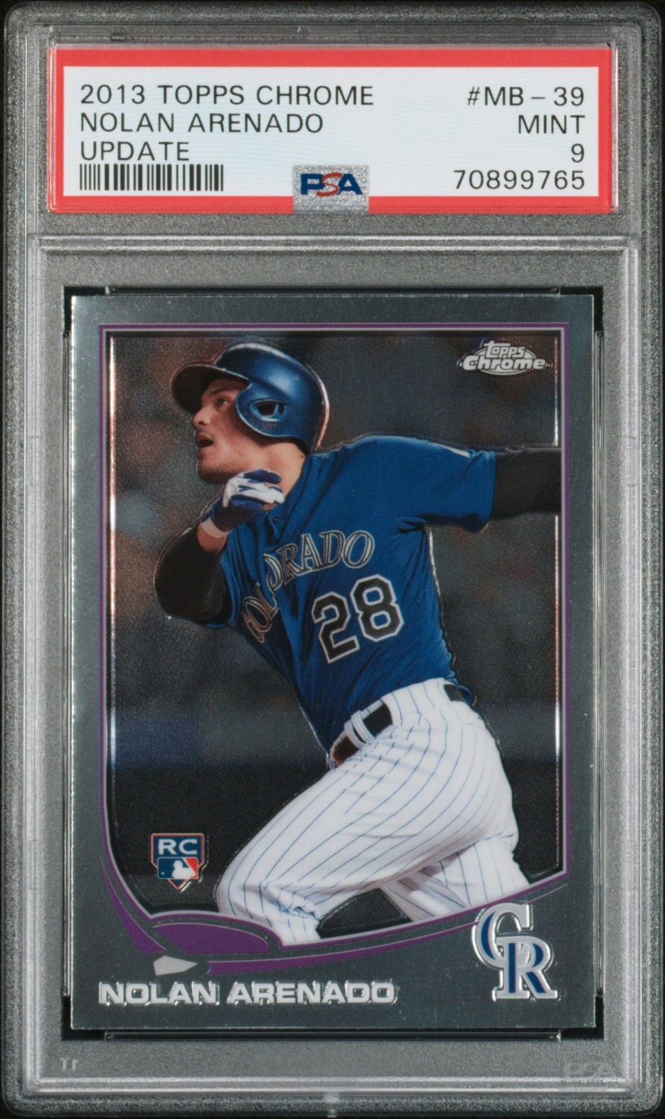 2013 Topps chrome update Update NOLAN ARENADO PSA 9 #MB-39