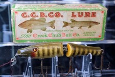 IN BOX- Creek Chub Jointed Pike Minnow Pikie Finish NOS No. 2600 FISHING LURE