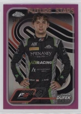 2024 Topps Chrome Formula 1 Pink Refractor 59/75 Joshua Dufek #69 j8o