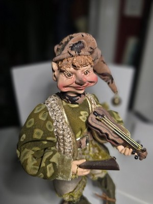 Rare Katherines Collection Wayne Kleski Art Doll-Violin Playing-Standing Fairy
