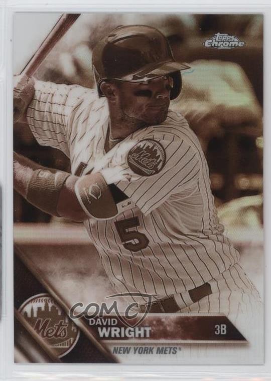 2016 Topps Chrome Sepia Refractor David Wright #134 4o6