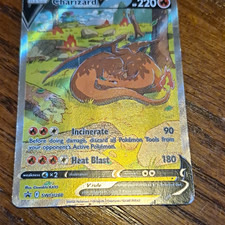 Pokemon TCG Charizard V SWSH260 Sword & Shield Promo Holo 220HP Heat Blast