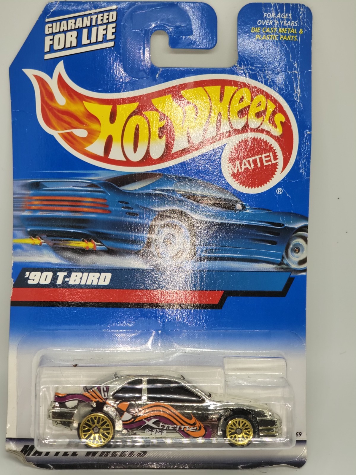 Hot Wheels '90 T-Bird 2000 #102 Chrome