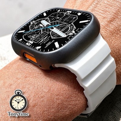 Apple Watch Ultra Starlight Forge Core Mod Kit 49mm Rugged Case & Band
