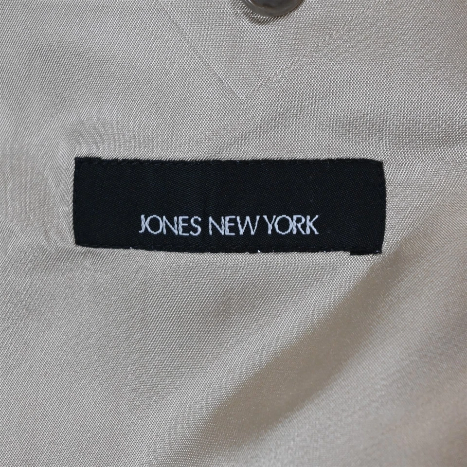 De Colección Y2K Boxy 2000s 44S 36x30 Beige Gris Lana Hombres Chaqueta Pantalones Traje Foto 4 de 4