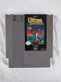 Ultima: Quest of the Avatar. Tested, Working. Cartridge Only. Nintendo NES 1989