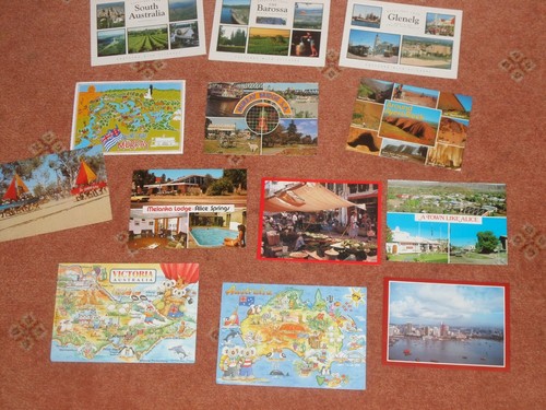 66 POSTCARDS AUSTRALIA (43 USED/23 UNUSED) - Picture 6 of 7