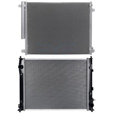 For 2016-19 Honda Civic 2.0l L4 4-door Aluminum Radiatorcondenser Cooling Kit For 2016-19 Honda Civic 2.0l L4 4-door Aluminum Radiatorcondenser Cooling Kit