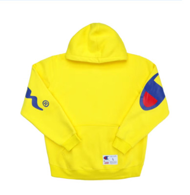 Supreme Champion Hooded Sweatshirt (SS18) Yellow | eBay