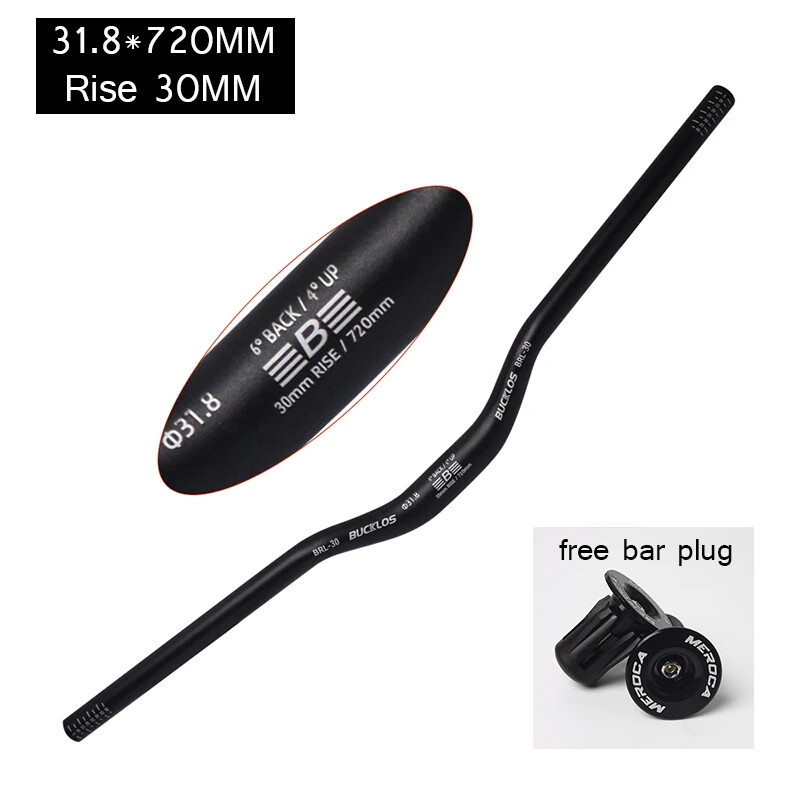 Riser Handlebar 620/660/720/780mm Mtb Bmx Bike Swallow Handlebar