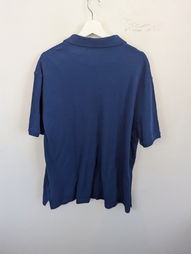 Rm Williams Polo Shirt Mens Size 4xl Blue Cotton Short Sleeve Stockyard Logo - Picture 8 of 9