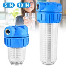 10" 5" WASSERFILTER VORFILTER 3000 L/H PUMPENFILTER FILTER HAUSWASSERWERK 1 Zoll