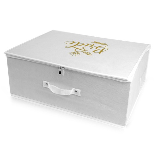 Wedcova Wedding Dress Storage Box with Acid Free Tissue Paper The Bride Printed - Picture 20 of 52