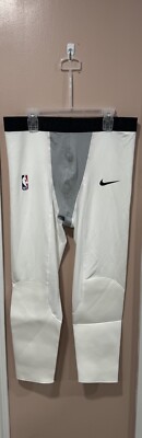 Nike NBA Pro Hyperstrong White LT Padded Tights AA0753-100 NWOT