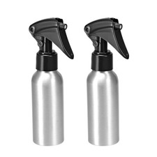 2pcs 4oz/120ml Aluminium Spray Bottle with Sprayer, Empty Refillable Container