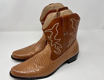 NWOB Alberto Fellini Men's Size 10 Cowboy Boots