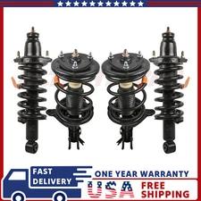 Set 4 Front & Rear Complete Shock Struts Assembly For 2001-2005 Honda Civic