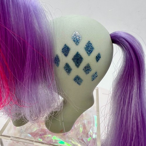 Vintage Toy My Little Pony G1 1984 Unicorn Glitter Diamond Blue MLP Sparkler - Picture 5 of 8