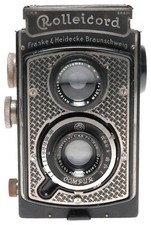 Rolleicord I Type 1 6x6 Art Deco Nickel Plated Highly Collectible