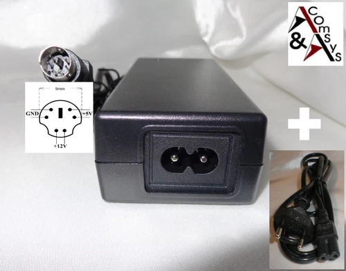 Netzteil 12V 5V für Externe Festplatte Gehäuse HK DayFly IcyBox IB350 6Pin #U