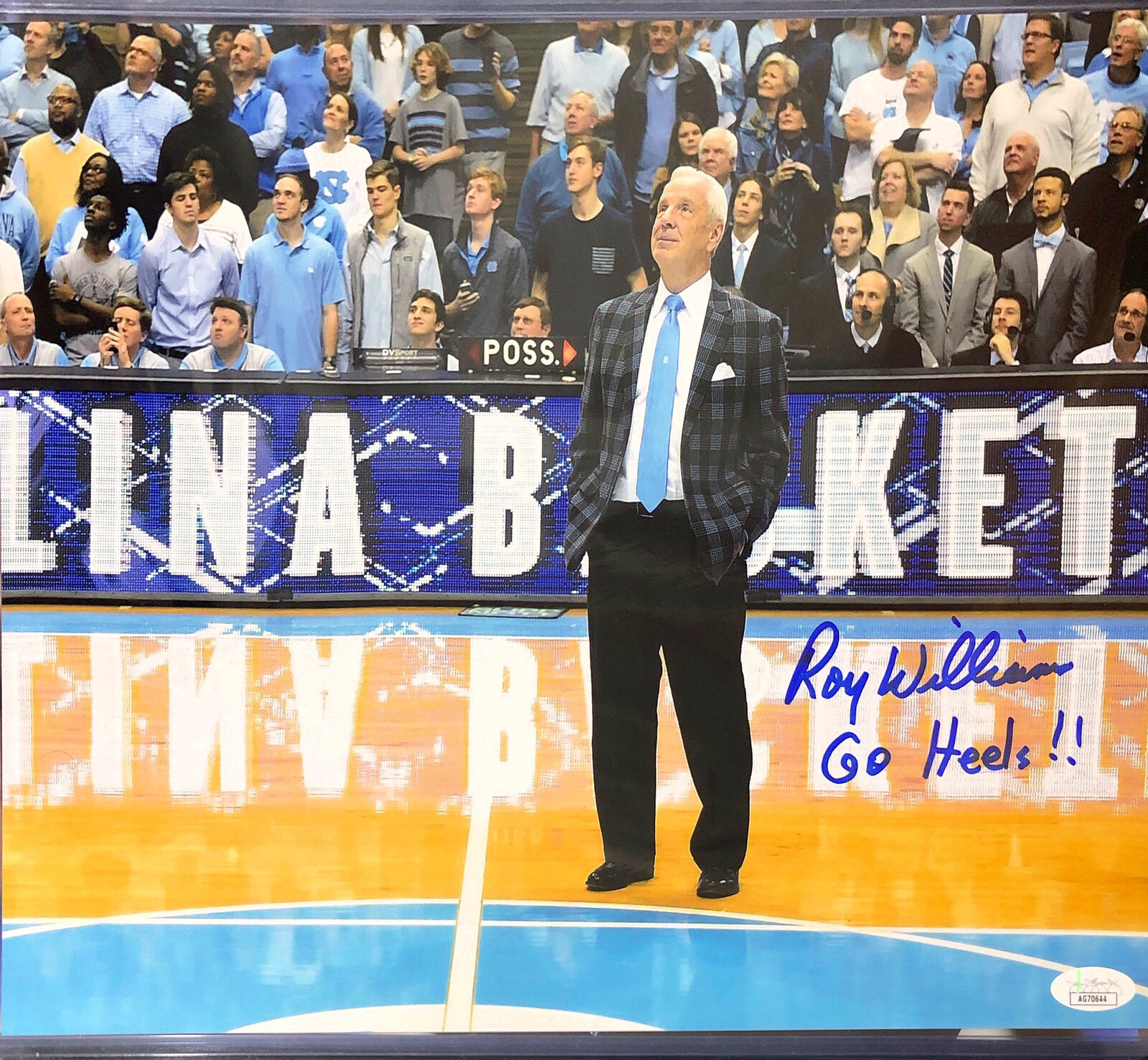 Roy Williams Autographed Signed North Carolina Tar Heels 11X14 PHOTO BASKETBALL UNC JSA 