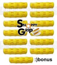 SNAPPY GRIP Ergonomic Replacement Bucket YELLOW dozen Handles 12 + Bonus