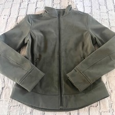Chaqueta PATAGONIA Mujer Gris Medio Floral Demitasse A Prueba de Viento SoftShell Logo