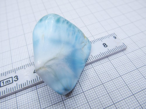 Larimar Atlantisstein, Dominikanische Republik, bis ca. 37 mm, Gewicht 23 Gramm - Bild 3 von 5