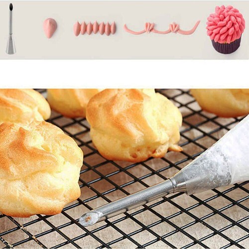 4 Pack Cake Decorating Tools Kit Piping Nozzles Cream Icing Bags Set Pastry Tips - Picture 11 of 19