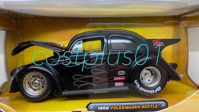 JADA V DUBS 1959 VOLKSWAGEN BEETLE VW 1:24 BLACK | eBay