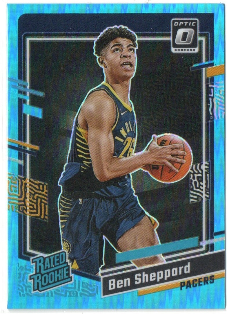 Ben Sheppard 2023-24 Donruss Optic Aqua Prizm #'d/249 Rated Rookie Card #221