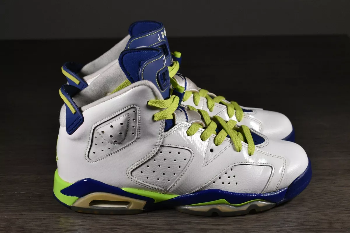 Jordan retro 6 blue and pink sales