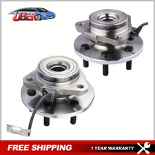 Pair Front Wheel Hub Bearing ASSY For 97-04 Dodge Dakota 98-03 Durango 4WD
