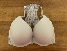 Victoria's Secret Slate Blue 32DD Body By Victoria Perfect Shape Front Cl Bra