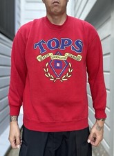 Vintage Tops Sweatshirt MLB Baseball Made In USA Gently Used Red XL Swingster