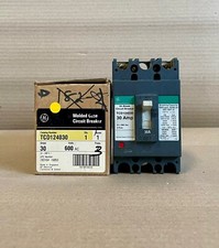GE General Electric TCD124030 Industrial Hi-Break Circuit Breaker 30 Amp 3P #New