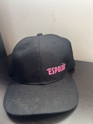 El Espolon Tequila Black Adjustable Hat Baseball Cap Dei Rossi (H125)