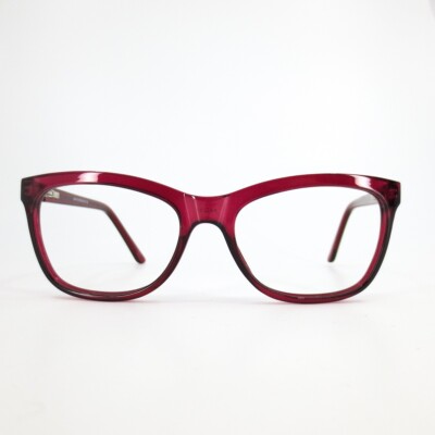 WP 7101 RD Red Square Full Rim Eyeglasses Frames 54-17-140