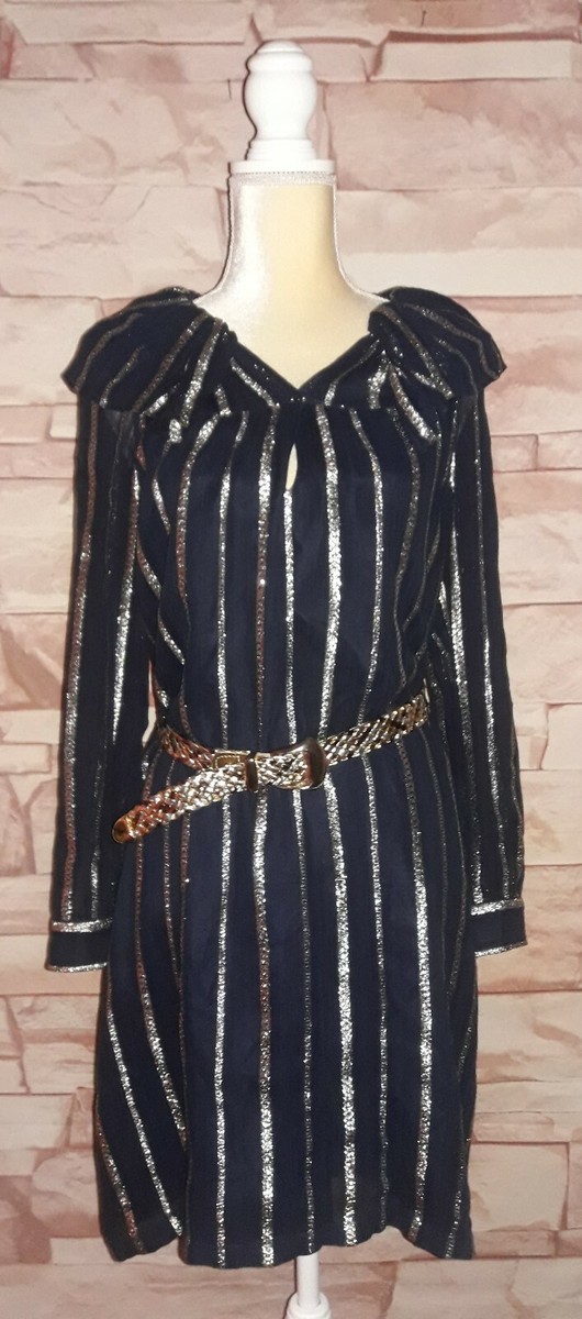 A.P.C & Vanessa Seward Collaboration Silk Silver Gold Metallic  