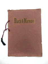Dundee High School Yearbook, Black & Maroon, 1920, Dundee, Illinois, IL