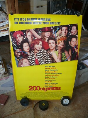 200 cigarettes poster 200 CIGARETTES, orig rolled D/S 1-sht / movie poster [Ben Affleck, Kate  Hudson]