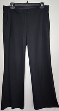 Eileen Fisher Pants Size 6 Black Viscose Nylon Spandex